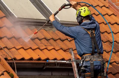 Démoussage et hydrofuge de toiture à Saint-Utin